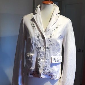 Mi Fresia Stretch jacket white